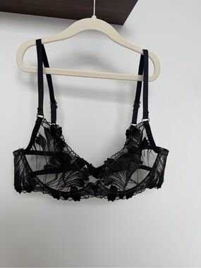 Bluebella Collette Black Bra in Black